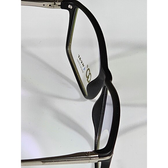 GIANNI PO WOMEN'S EYEGLASSES GP2612 55/15 145 BLACK/ SILVER DEMO - Picture 7 of 15